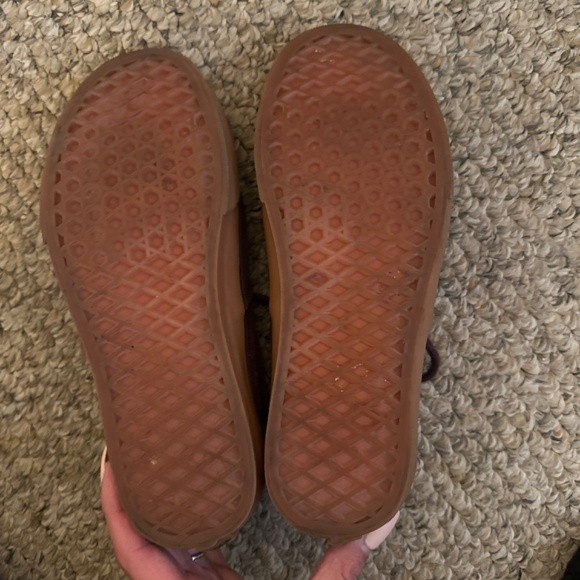 Vans Women's Sneakers in Burgundy and Brown - Picture 5 of 6